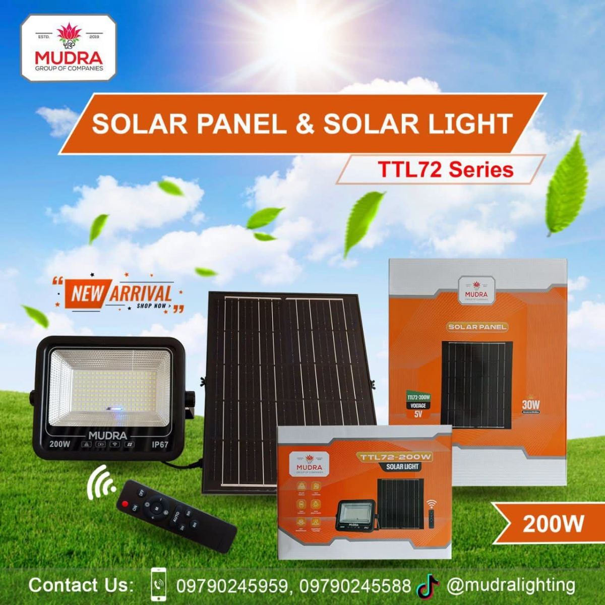 Solar LED Flood Light MUDRA photo 4